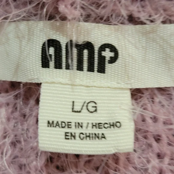 Pullover Knit Sweater Dress with Hood by AMP size Large NWT - Picture 8 of 8